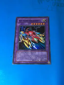 YUGIOH Super Rare YZ-Tank Dragon MFC-054 PLAYED - Image 1