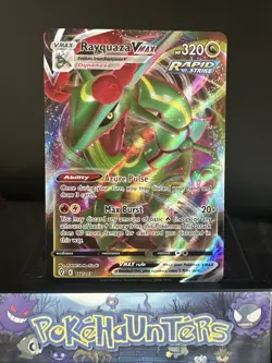 Pokemon Card Rayquaza VMAX 111/203 Evolving Skies Holo Rare Near Mint - Image 1