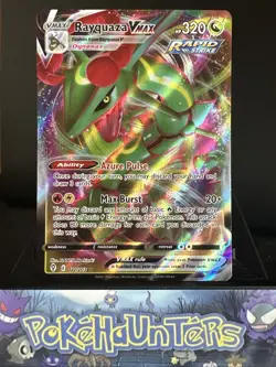 Pokemon Card Rayquaza VMAX 111/203 Evolving Skies Holo Rare Near Mint - Image 1