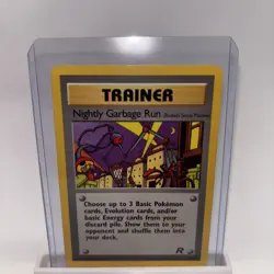 Pokemon Card TCG Nightly Garbage Run 77/82 Team Rocket NM - Image 1