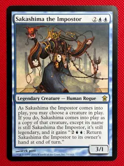 MTG 1X Sakashima the Imposter X1 Saviors of Kamigawa Magic - LP - Image 1