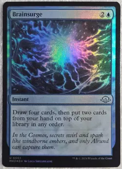 mtg magic Brainsurge FOIL ENGLISH FRENCH Deferlement cerebral 3 available - Image 1