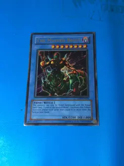 YUGIOH Ultra Rare The Masked Beast LON-EN001 PLAYED - Image 1