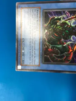 YUGIOH Ultra Rare The Masked Beast LON-EN001 PLAYED - Image 4