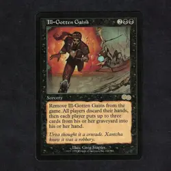 MAGIC MTG - Vo Ill-Gotten Gains / Bien Mal Acquis Urza's Saga - Image 1