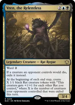 Vren, the Relentless 0239 MTG Bloomburrow Rare NP - Image 1