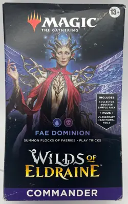 MTG Magic The Gathering Wilds of Eldraine Commander Deck - Fae Dominion - Image 1