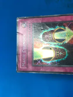 YUGIOH Secret Rare Magic Cylinder LON-104 PLAYED - Image 3