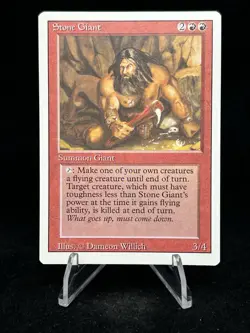 STONE GIANT Revised Edition 1994 Magic The Gathering MTG TCG Uncommon 🔥MINT🔥 - Image 1
