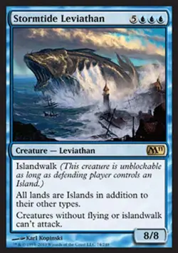 Stormtide Leviathan - Medium Play MTG Magic 2011 Core Set - Image 1