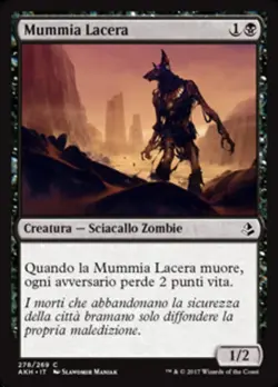 MTG Magic AKH Amonkhet - 1x ITA EX 278 C Mummia Lacera - Image 1