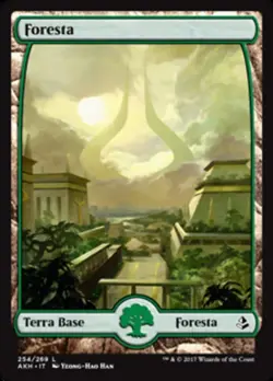 MTG Magic AKH Amonkhet - 1x ITA EX 254 C Foresta (Full Art) - Image 1