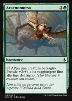 MTG Magic AKH Amonkhet - 1x ITA EX 188 C Aracnomorsa - Image 1