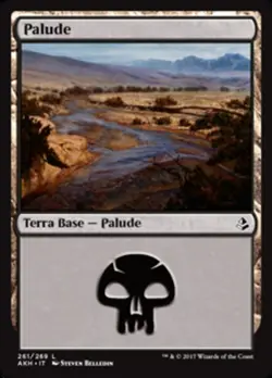 MTG Magic AKH Amonkhet - 1x ITA EX 261 C Palude - Image 1
