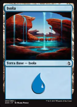 MTG Magic AKH Amonkhet - 1x ITA EX 260 C Isola - Image 1
