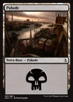 MTG Magic AKH Amonkhet - 1x ITA EX 263 C Palude - Image 1