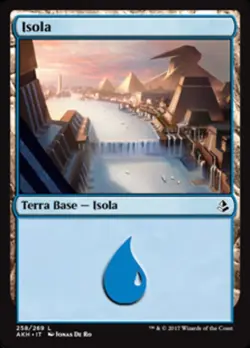 MTG Magic AKH Amonkhet - 1x ITA EX 258 C Isola - Image 1