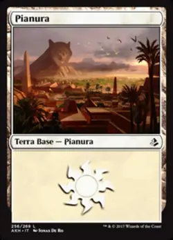MTG Magic AKH Amonkhet - 1x ITA EX 256 C Pianura - Image 1