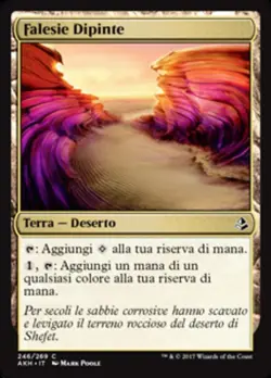MTG Magic AKH Amonkhet - 1x ITA EX 246 C Falesie Dipinte - Image 1