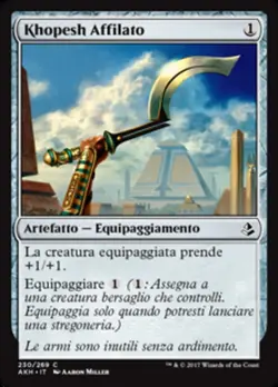 MTG Magic AKH Amonkhet - 1x ITA EX 230 C Khopesh Affilato - Image 1