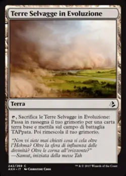 MTG Magic AKH Amonkhet - 1x ITA EX 242 C Terre Selvagge in Evoluzione - Image 1