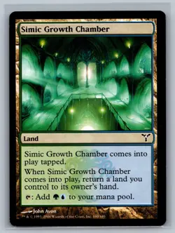 Magic MTG Dissension 4x Simic Growth Chamber #180/180 TCG CCG Playset - Image 1