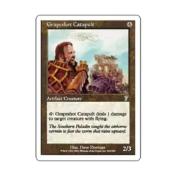 WOTC MtG 7th Ed Grapeshot Catapult (U) (Foil) VG - Image 1