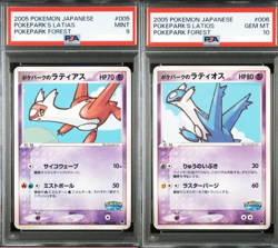 PSA 9 10 Latias #005 Latios #006 Pokepark Sequential set Pokemon Japanese Promo - Image 1