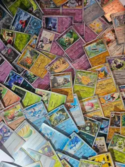 LOTTO 100 CARTE POKEMON ITA/JAP + EX-FULLART-AR-V-VMAX MINT - Image 2