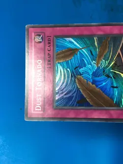 YUGIOH Super Rare Dust Tornado PSV-011 PLAYED - Image 3