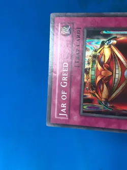 YUGIOH Super Rare Jar Of Greed LON-047 PLAYED - Image 3