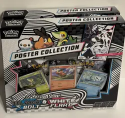 Pokemon TCG Scarlet and Violet Black Bolt and White Flare Poster Collection (2) - Image 2