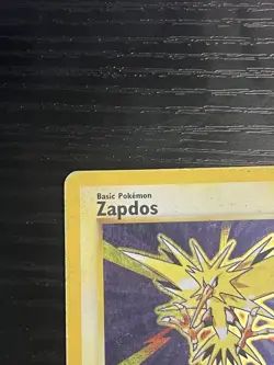 Pokemon TCG Zapdos 016/102 Base Set Unlimited Vintage Holo Rare WOTC 1999 HP - Image 3