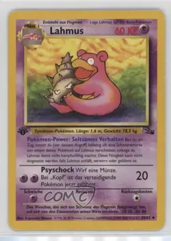 Slowbro German 1st Ed. Pokemon Fossil #43 1999 15fy - Image 1