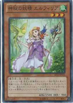 Yugioh Card EP13-JP036 Mystical Fairy Elfuria | Super Japanese - Image 1