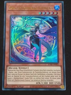 Drachoschwanz Faimena JUSH-DE002 Justice Hunters Ultra Rare DE NM YUGIOH - Image 1