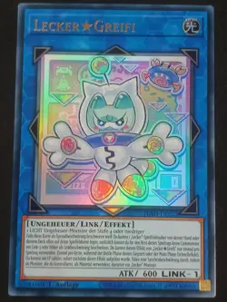 Lecker Greifi JUSH-DE022 Ultra Rare Justice Hunters DE NM YUGIOH - Image 1