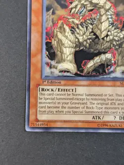 Yugioh TCG - 1x \megarock Dragon - SD7-EN012 - NM/LP - 1st Edition - Common 2016 - Image 5