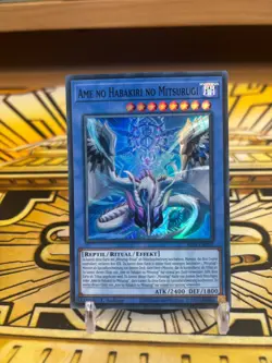 Yugioh Ame no Habakiri no Mitsurugi ALIN-DE092 Super Rare - Image 1