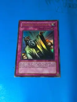 YUGIOH Ultra Rare Solemn Judgment MRD-E127 PLAYED - Image 1