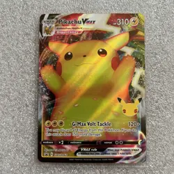 Pokemon TCG Pikachu Vmax Sword & Shield Swsh062 Holo Promo - Image 1