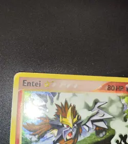 Pokemon Card-Entei-Gold Star-Holo-Ex UnseenForces-113/115-ENG - Image 5