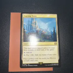 Starting Town RARE LAND #289 Regular MTG English Final Fantasy - Image 1