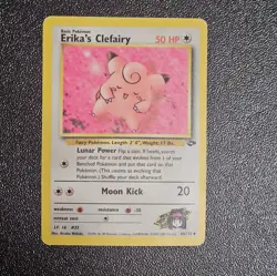 Erika's Clefairy 40/132 Uncommon Unlimited Gym Challenge Pokemon Card Near Mint - Image 1