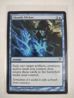 Ghostly Flicker - Avacyn Restored AVR Magic the Gathering MTG - NM+ - Image 1