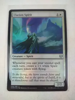 Clarion Spirit - Kaldheim KHM Magic the Gathering MTG - NM+ Foil - Image 1