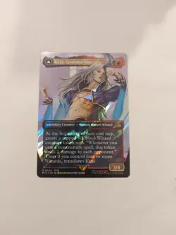 Kuja, Genome Sorcerer (Borderless) (Surge Foil) Final Fantasy NM MTG - Image 1