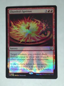 MTG Chandra's Ignition Ripple FOIL - M3C / 209 - - Image 1