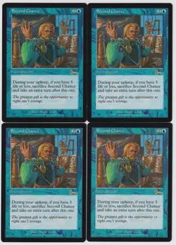 MTG 4X Second Chance X4 Urza's Legacy Magic - LP/PL - Image 1