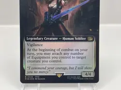 Mtg Faithful General Beatrix English Foil Card - Final Fantasy Collaboration - Image 3